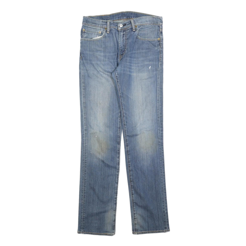 LEVI'S 511 Slim Mens Jeans Blue Slim Straight Denim Medium W33 L34 Casual