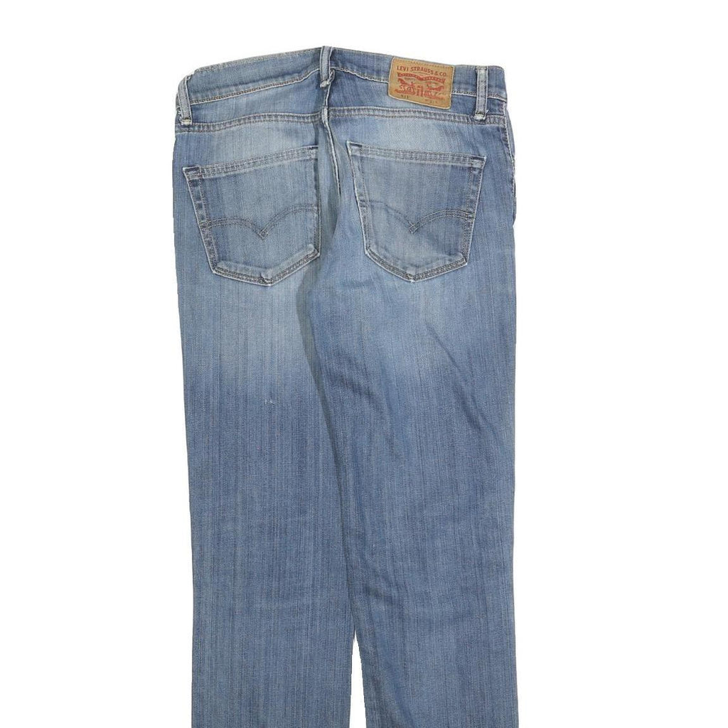 LEVI'S 511 Slim Mens Jeans Blue Slim Straight Denim Medium W33 L34 Casual
