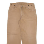 DULUTH TRADING Mens Trousers Beige Relaxed Straight W36 L30
