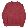 NAUTICA Mens Red Plain Cotton Blend Jumper Crew Neck Basic Knit XL Sweater