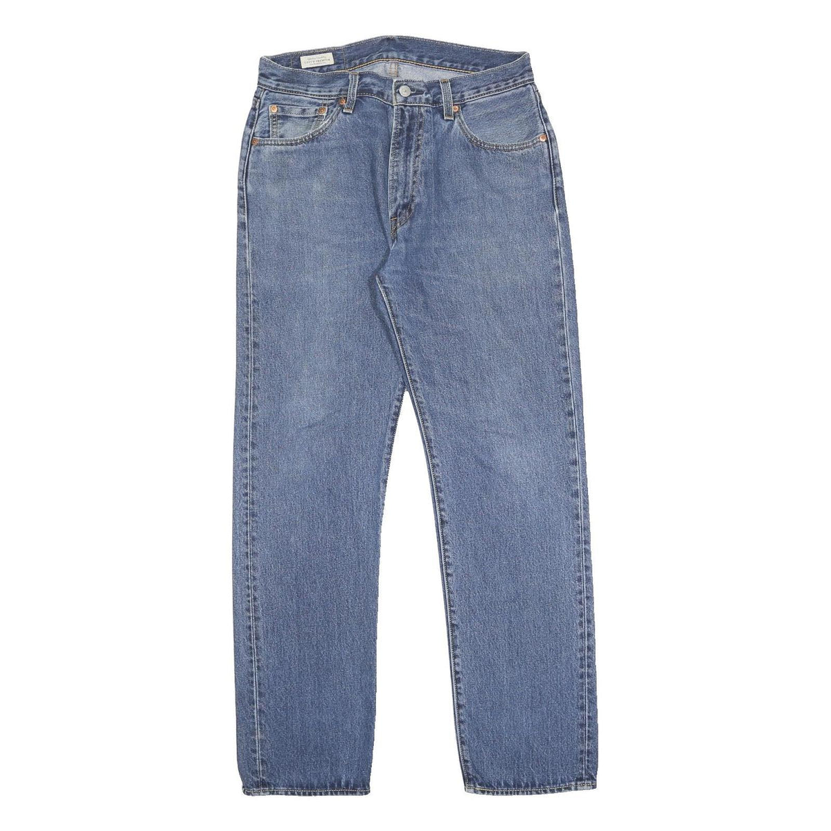LEVI'S 551Z Big E Mens Jeans Blue Regular Straight Denim Medium W30 L32 Classic