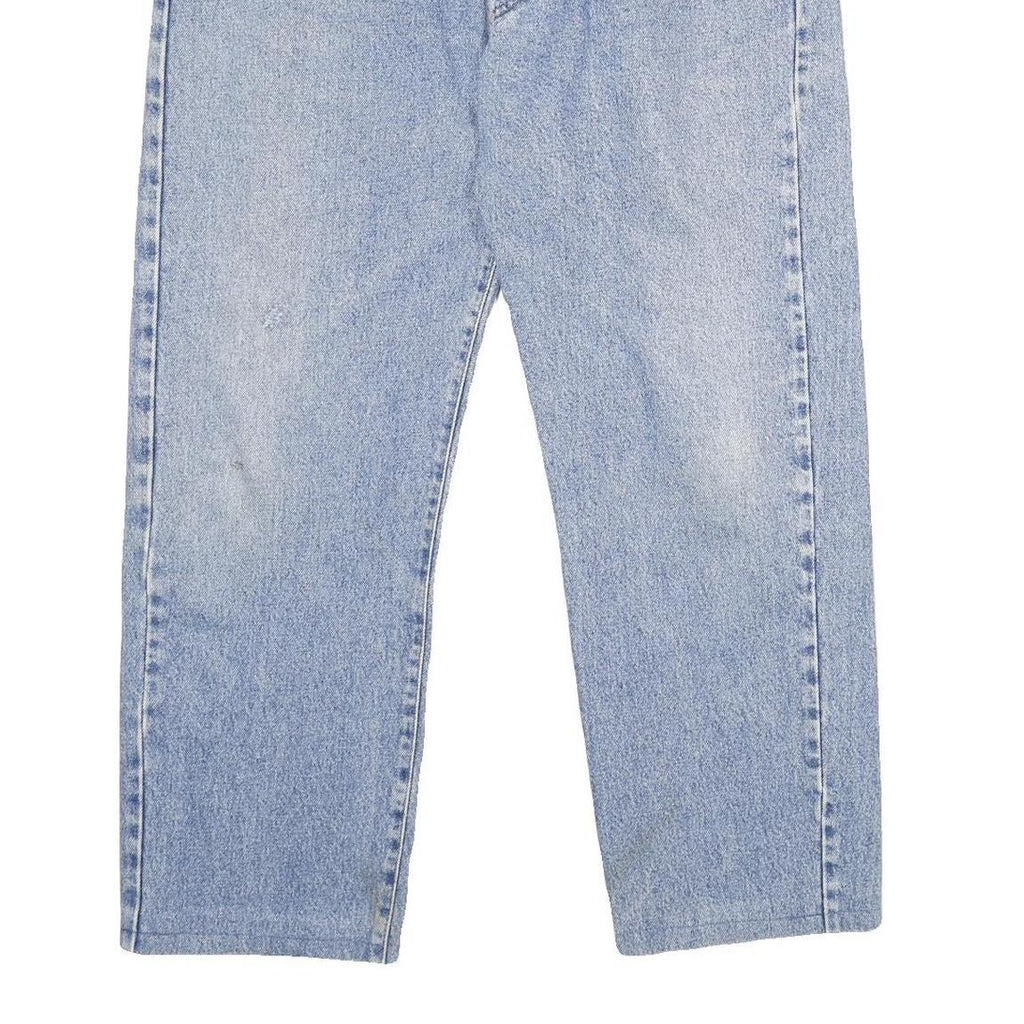 AVIREX Mens Jeans Blue Relaxed Straight Denim Light W36 L30 Classic Casual