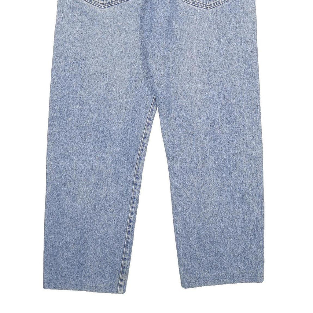 AVIREX Mens Jeans Blue Relaxed Straight Denim Light W36 L30 Classic Casual