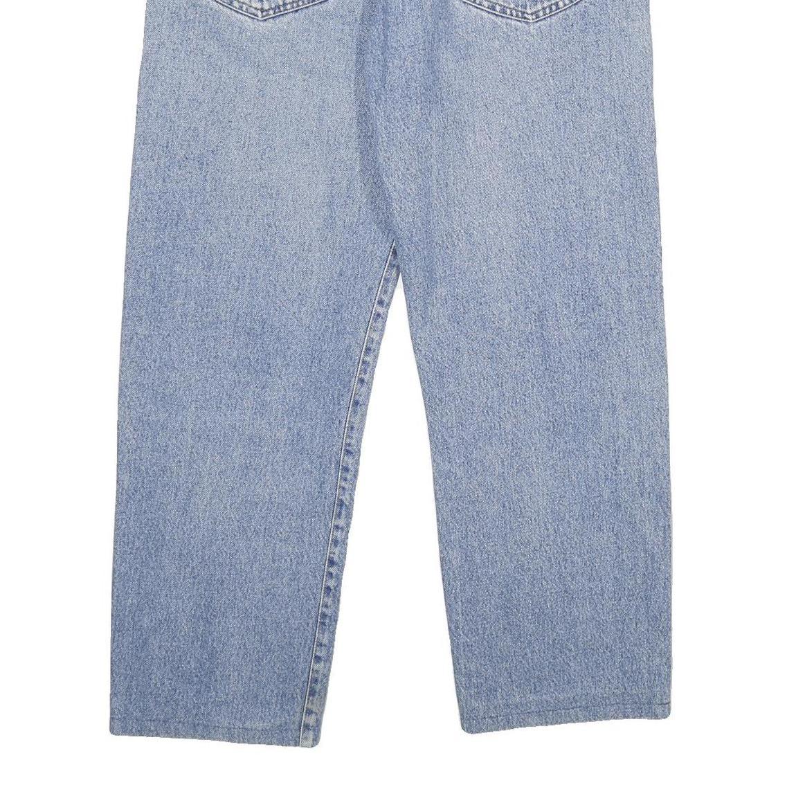 AVIREX Mens Jeans Blue Relaxed Straight Denim Light W36 L30 Classic Casual