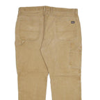 DICKIES Mens Jeans Beige Regular Straight Denim Stone Wash W40 L32 Workwear