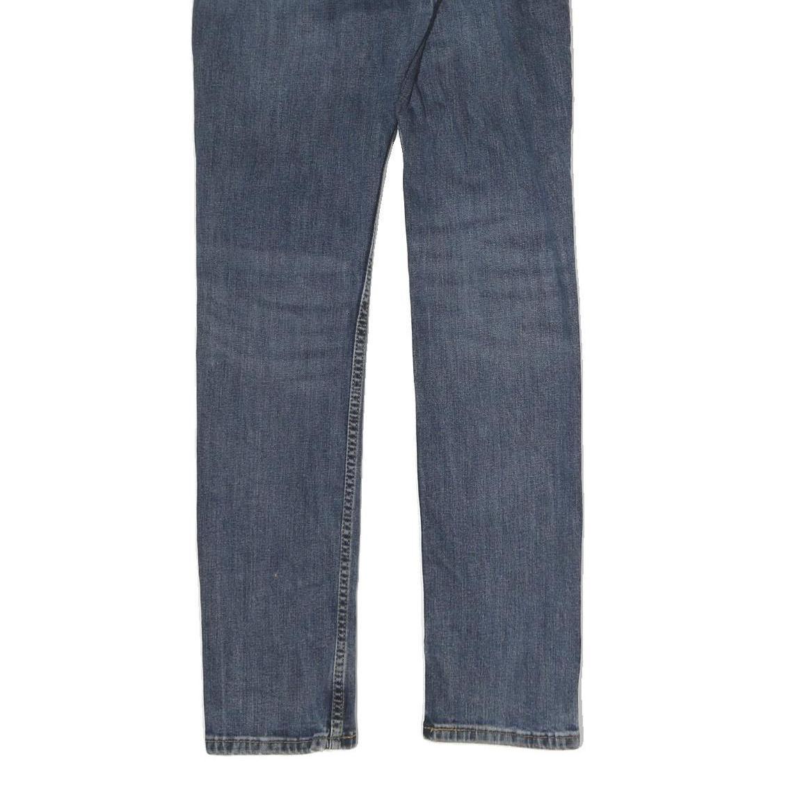 LEVI'S Mens Slim Blue Denim Jeans Cotton Blend Zip W28 L29 Stylish Casual Fit