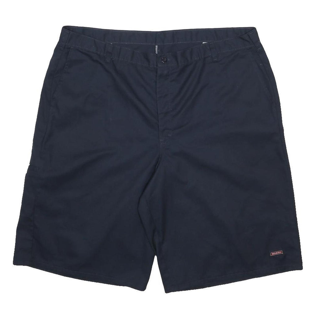 DICKIES Mens Navy Blue Casual Shorts 2XL W44 Workwear Cotton Blend