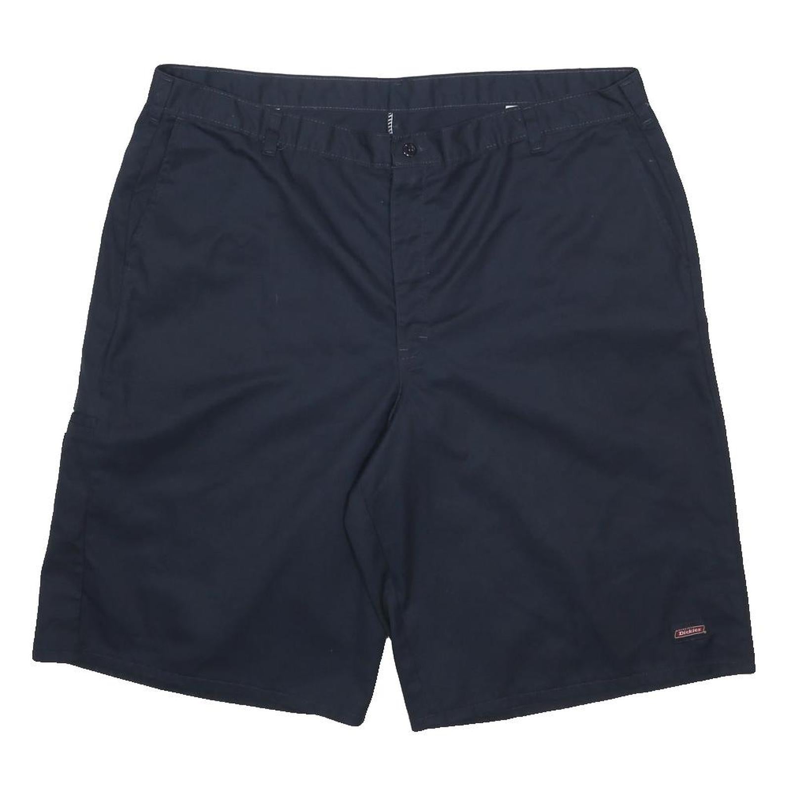 DICKIES Mens Navy Blue Casual Shorts 2XL W44 Workwear Cotton Blend