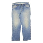 DICKIES Mens Relaxed Light Blue Denim Jeans W34 L30 Cotton Blend Zip Pocket