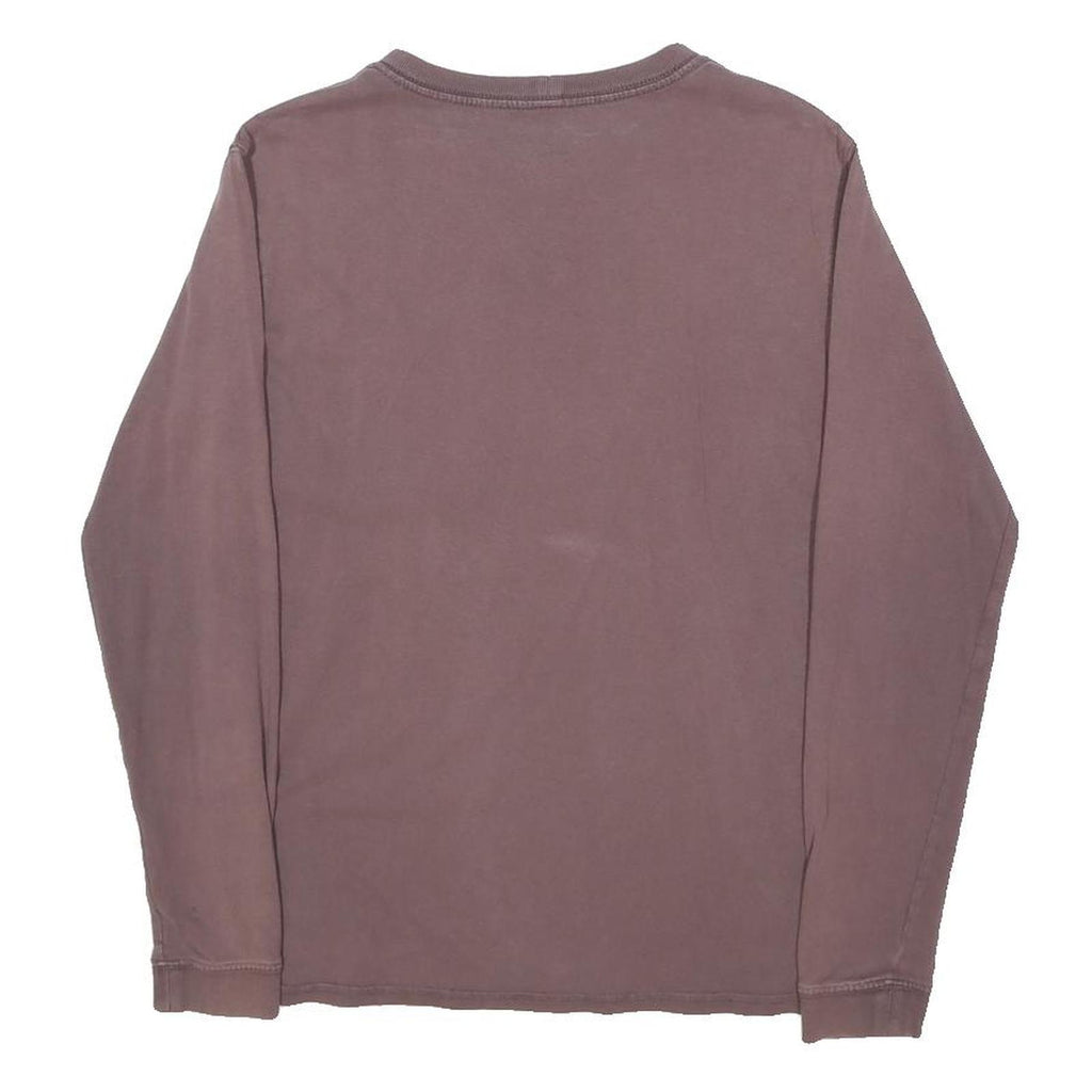 CARHARTT Womens Purple Long Sleeve T-Shirt XS Crew Neck Cotton Pocket