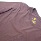 CARHARTT Womens Purple Long Sleeve T-Shirt XS Crew Neck Cotton Pocket