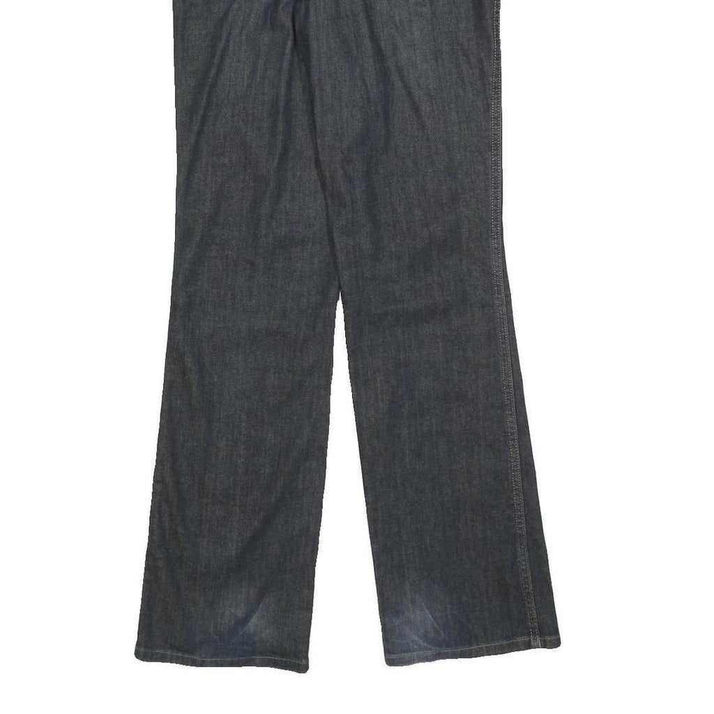 CALVIN KLEIN JEANS Womens Regular Fit Dark Blue Denim Jeans W28 L32 Stylish Zip