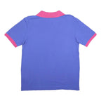 KAPPA Mens Blue & Pink Short Sleeve Plain Polo Shirt L Cotton Casual Summer