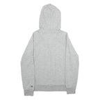 LEVI'S Mens Grey Hoodie S Cotton Pullover Casual Logo Print Drawstring