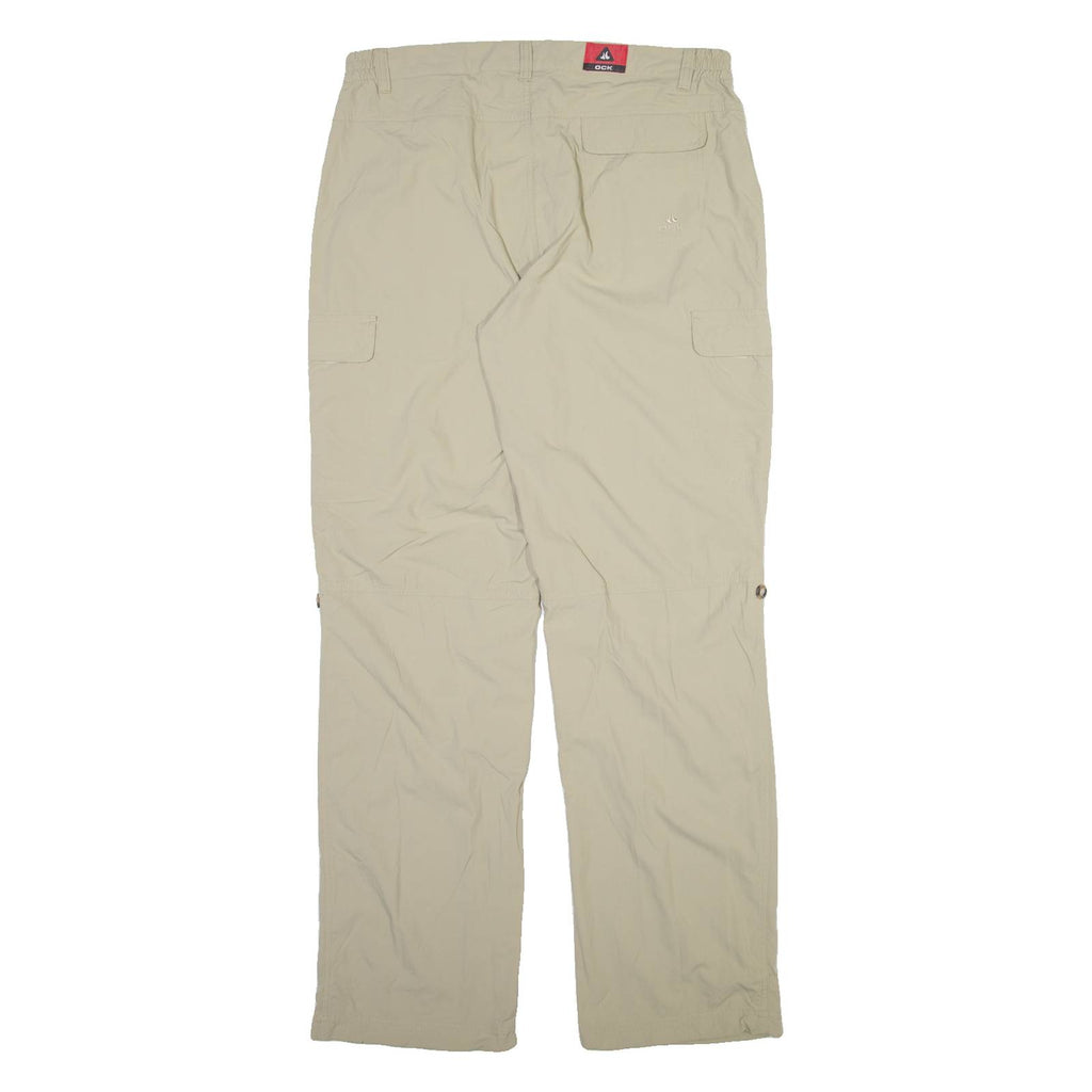OCK Cargo Mens Trousers Beige Regular Straight W34 L33