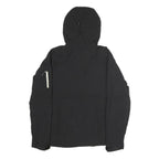 HELLY HANSEN Womens Black Outdoor Jacket S Cotton Blend Zip Hooded Plain