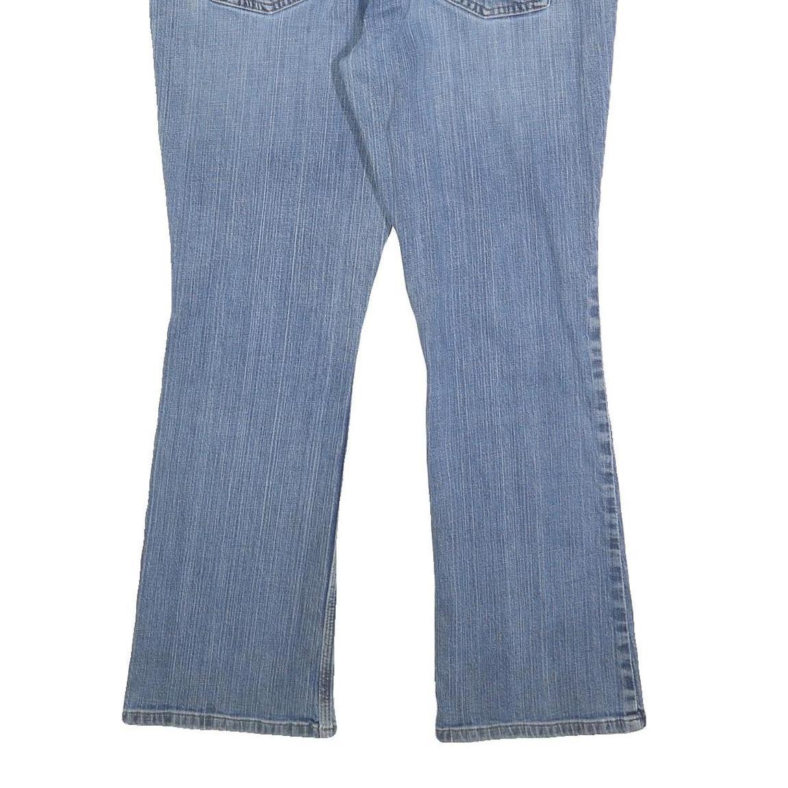 CARHARTT Womens Slim Blue Denim Jeans W36 L30 Classic Straight Cotton Blend Zip