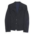 BOSS HUGO BOSS Womens Black Jacket S Polyester Blend Plain Button Closure