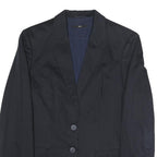 BOSS HUGO BOSS Womens Black Jacket S Polyester Blend Plain Button Closure