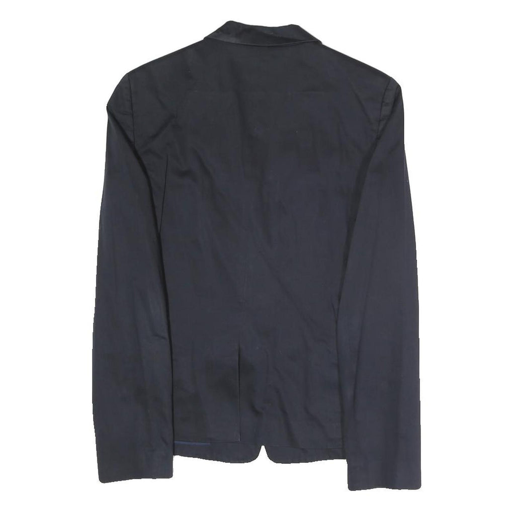 BOSS HUGO BOSS Womens Black Jacket S Polyester Blend Plain Button Closure
