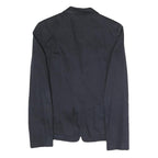 BOSS HUGO BOSS Womens Black Jacket S Polyester Blend Plain Button Closure
