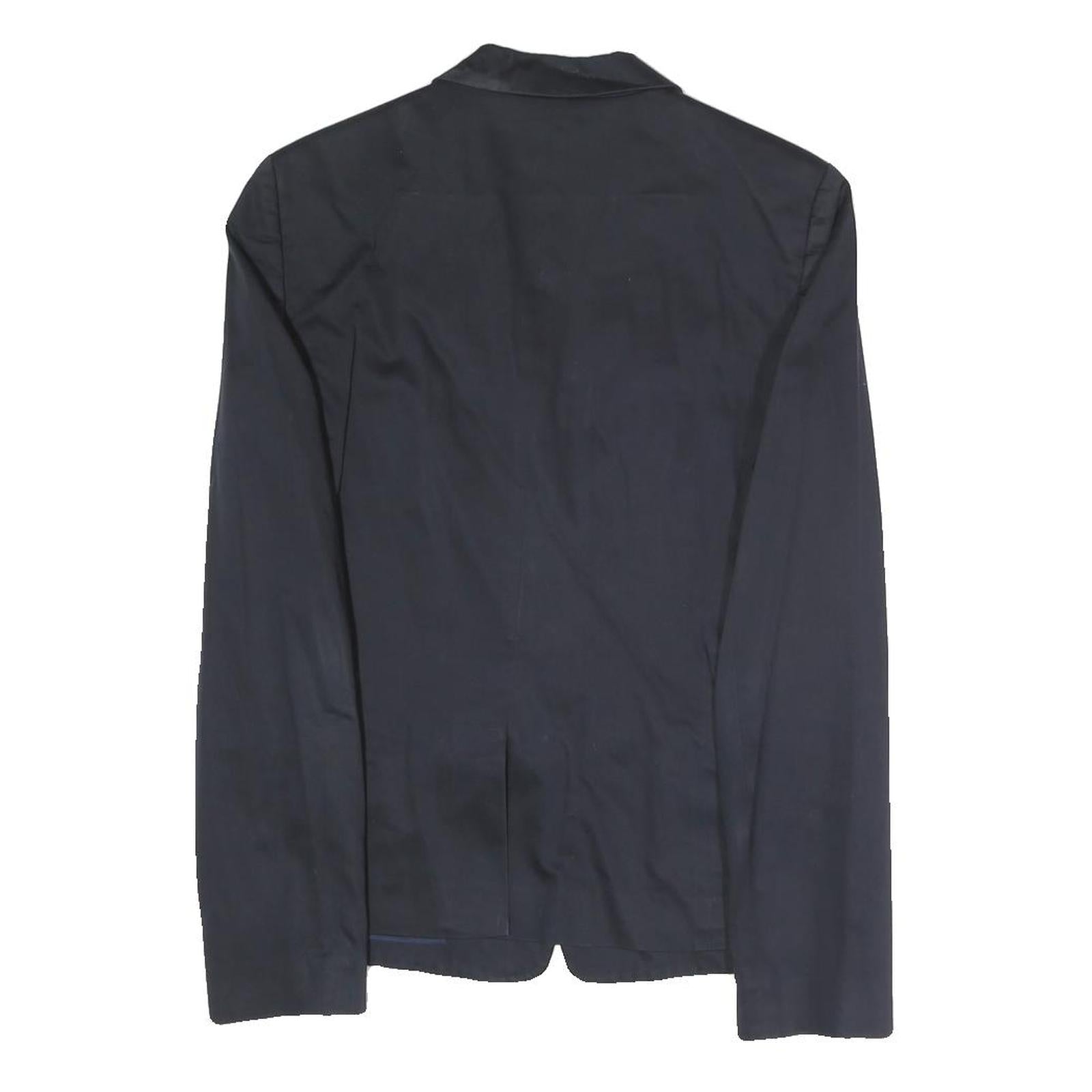BOSS HUGO BOSS Womens Black Jacket S Polyester Blend Plain Button Closure