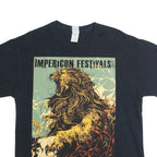 GILDAN Impericon Festivals 2017 Mens Band T-Shirt Black Crew Neck L