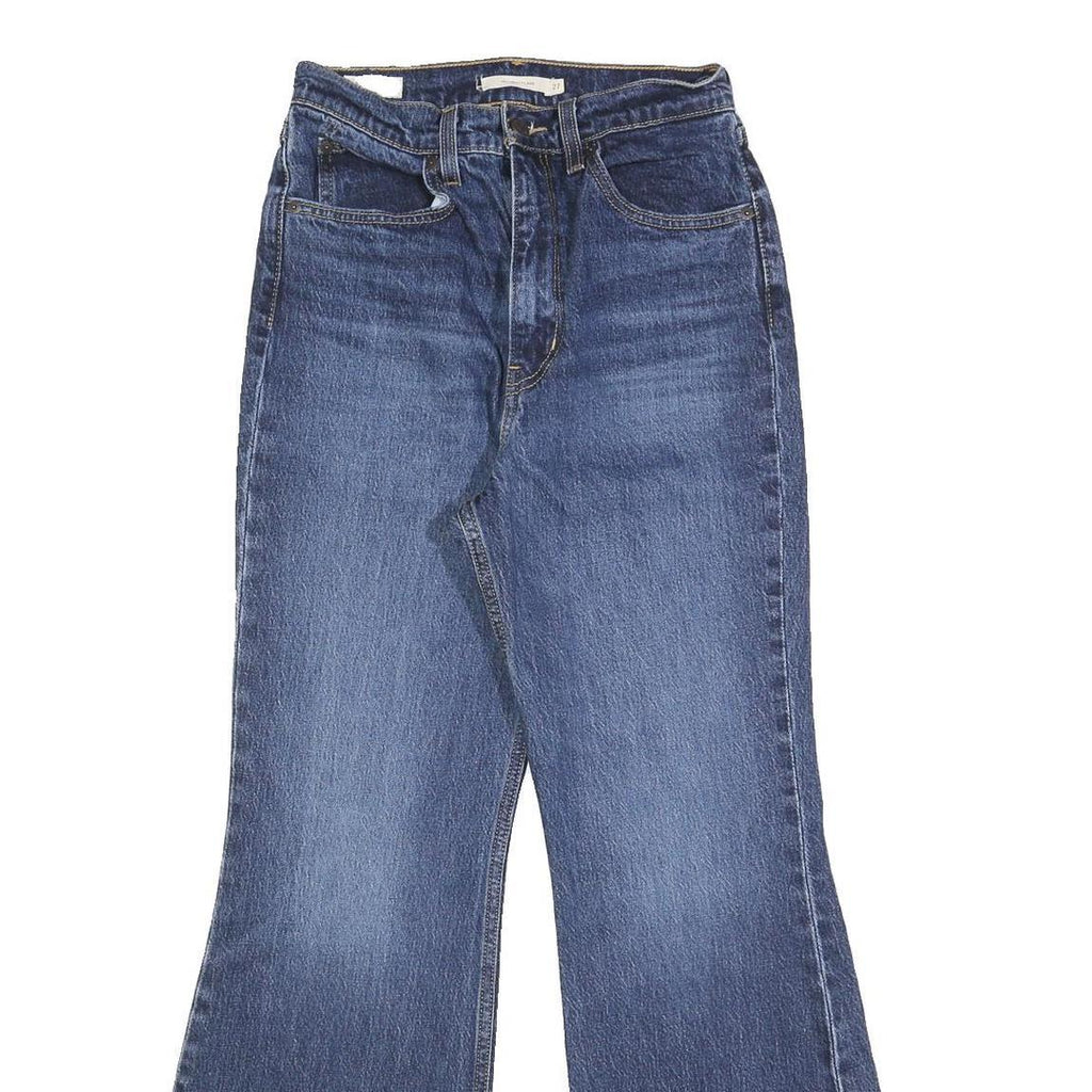 LEVI'S Big E Womens Jeans Blue Regular Flared Denim Medium W27 L29 Vintage Style