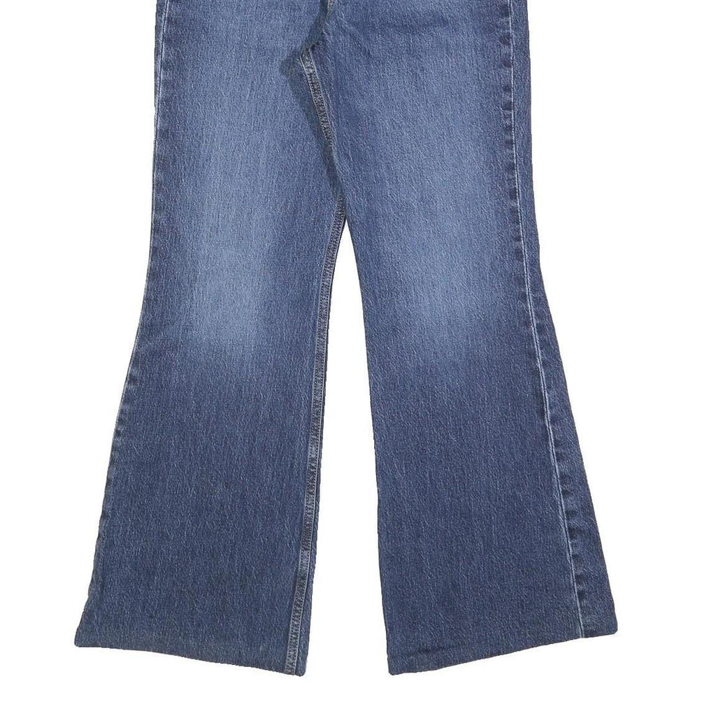 LEVI'S Big E Womens Jeans Blue Regular Flared Denim Medium W27 L29 Vintage Style