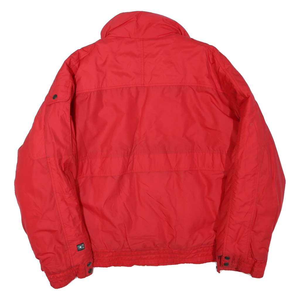 CORNICE Mens Red XL Zip Up Polyester Blend Outdoor Jacket Casual Wear