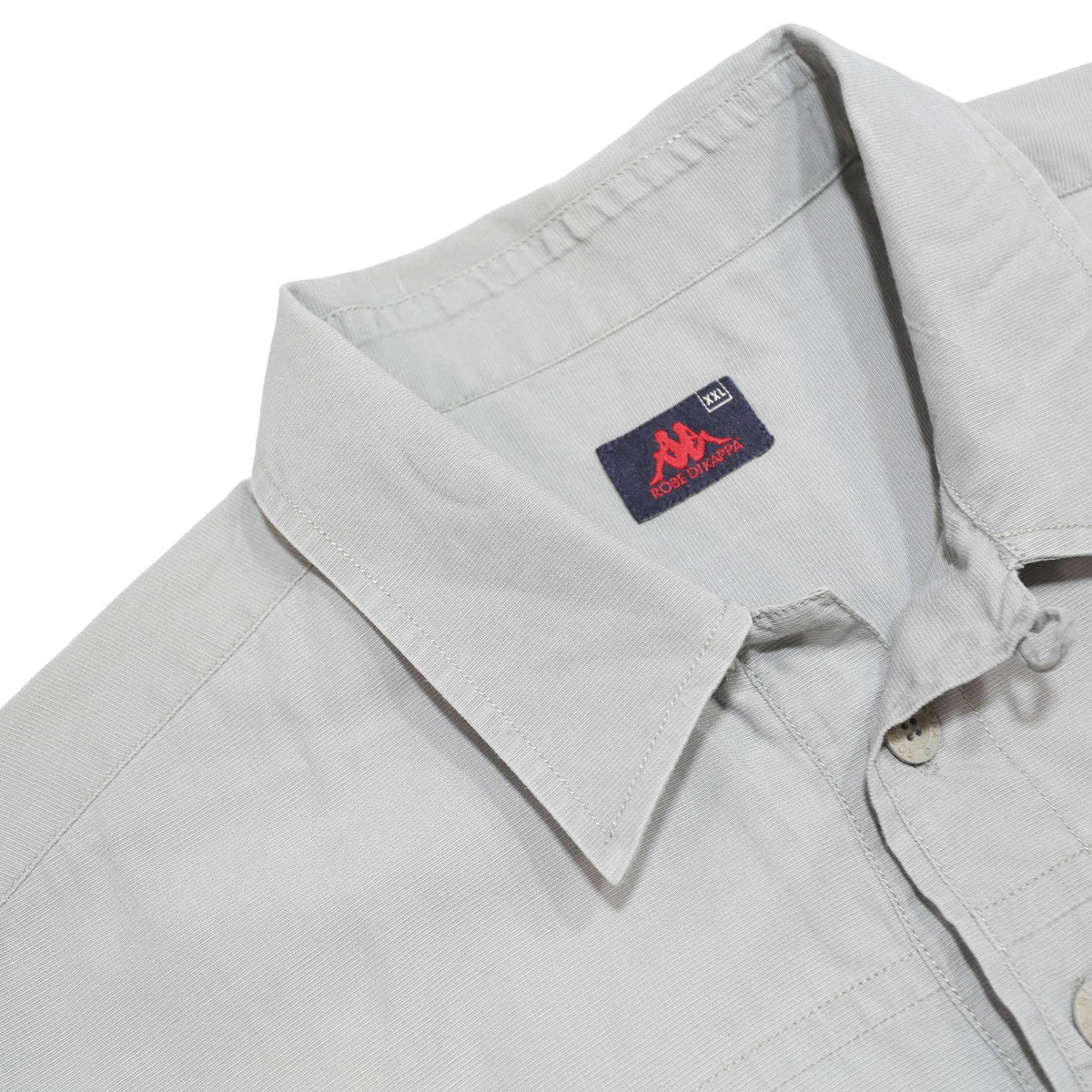 KAPPA Mens White Short Sleeve Plain 2XL Cotton Polo Shirt Casual Summer Top