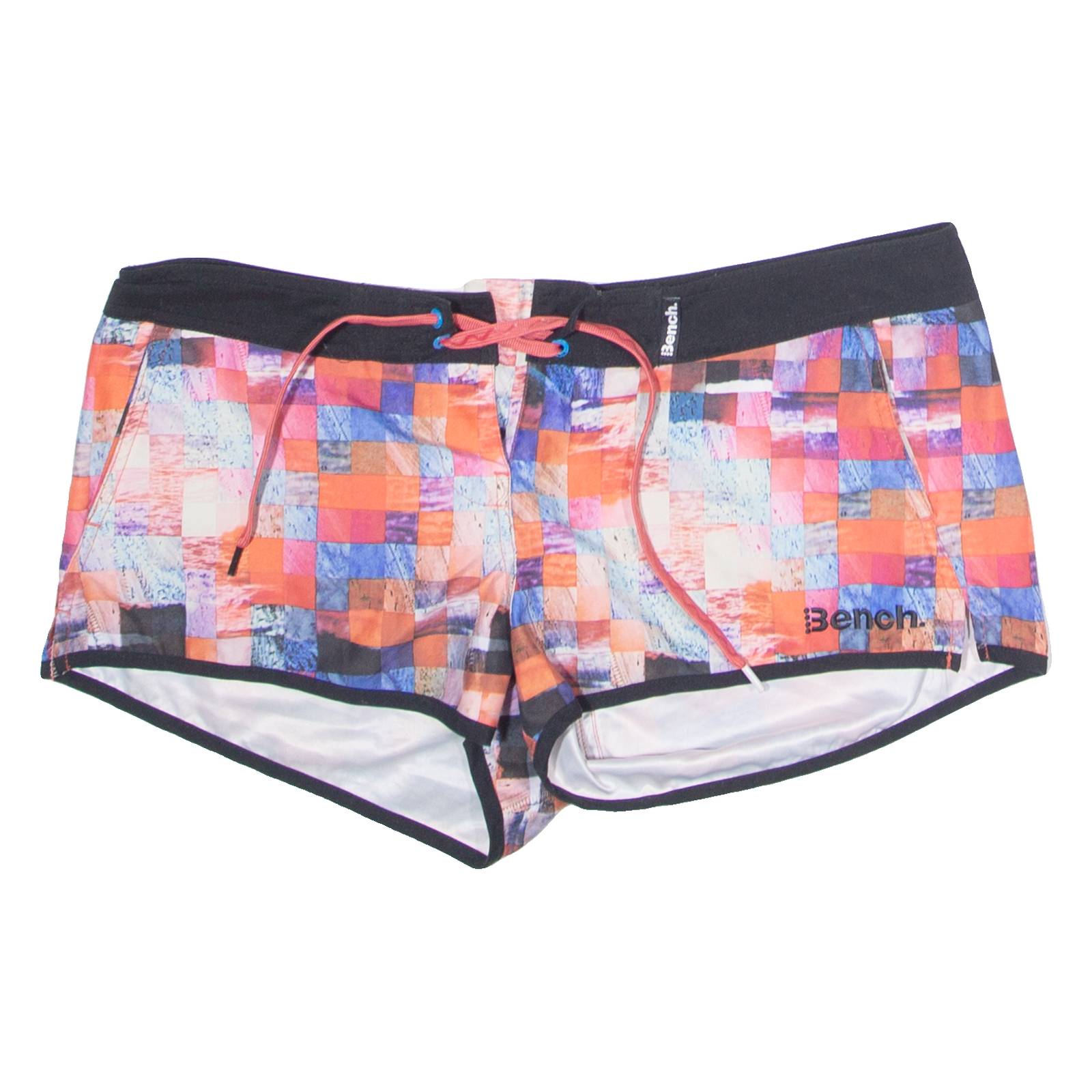 BENCH Womens Sports Shorts Pink Crazy Pattern M W36