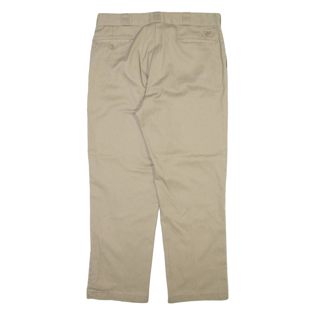 DICKIES Mens Trousers Beige Regular Straight W38 L32