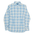 TOMMY HILFIGER Womens Shirt Grey Check Long Sleeve UK 8