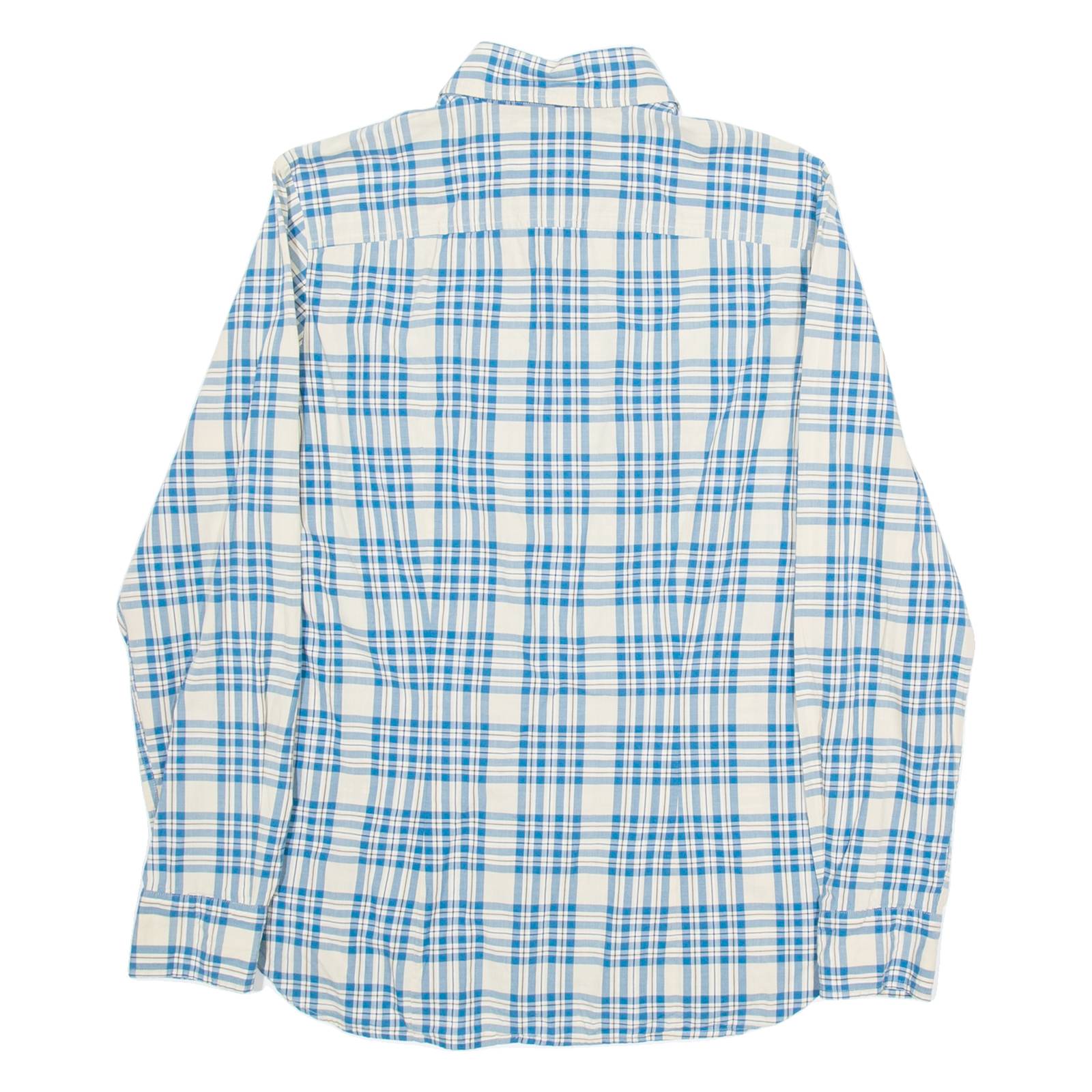 TOMMY HILFIGER Womens Shirt Grey Check Long Sleeve UK 8