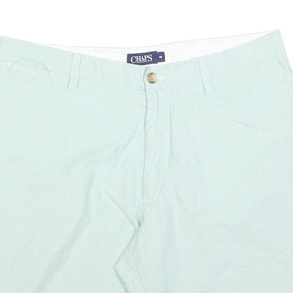 CHAPS Mens Shorts Light Green Casual Plain L W36 Summer Wear