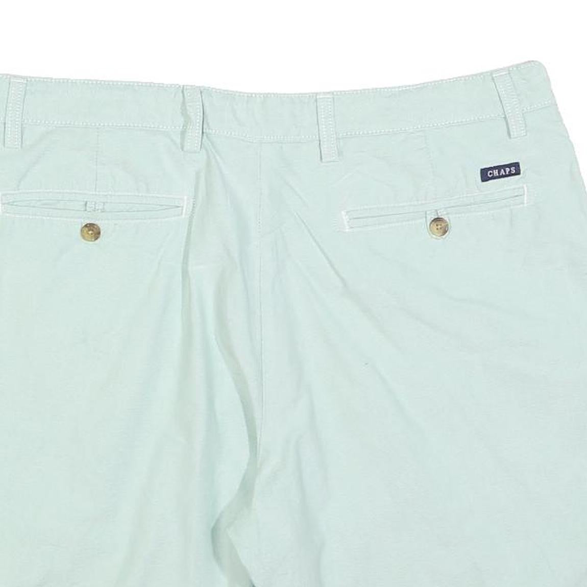 CHAPS Mens Shorts Light Green Casual Plain L W36 Summer Wear