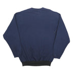 TULTEX Womens Navy Blue Sitkalidak Lodge Crew Neck L Sweatshirt Puffin Print