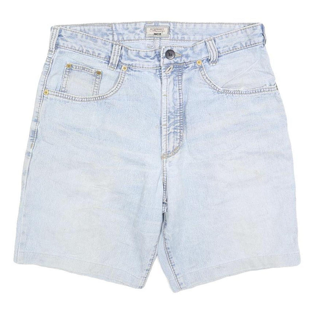 JOKER Mens Shorts Blue Casual Denim M W34 Light Wash Cotton Blend Comfort