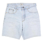 JOKER Mens Shorts Blue Casual Denim M W34 Light Wash Cotton Blend Comfort