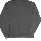 REEBOK Womens Grey Pullover Hoodie M Rbk Logo Casual