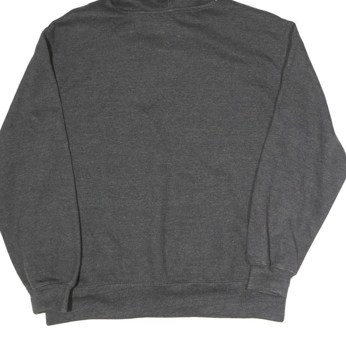 REEBOK Womens Grey Pullover Hoodie M Rbk Logo Casual