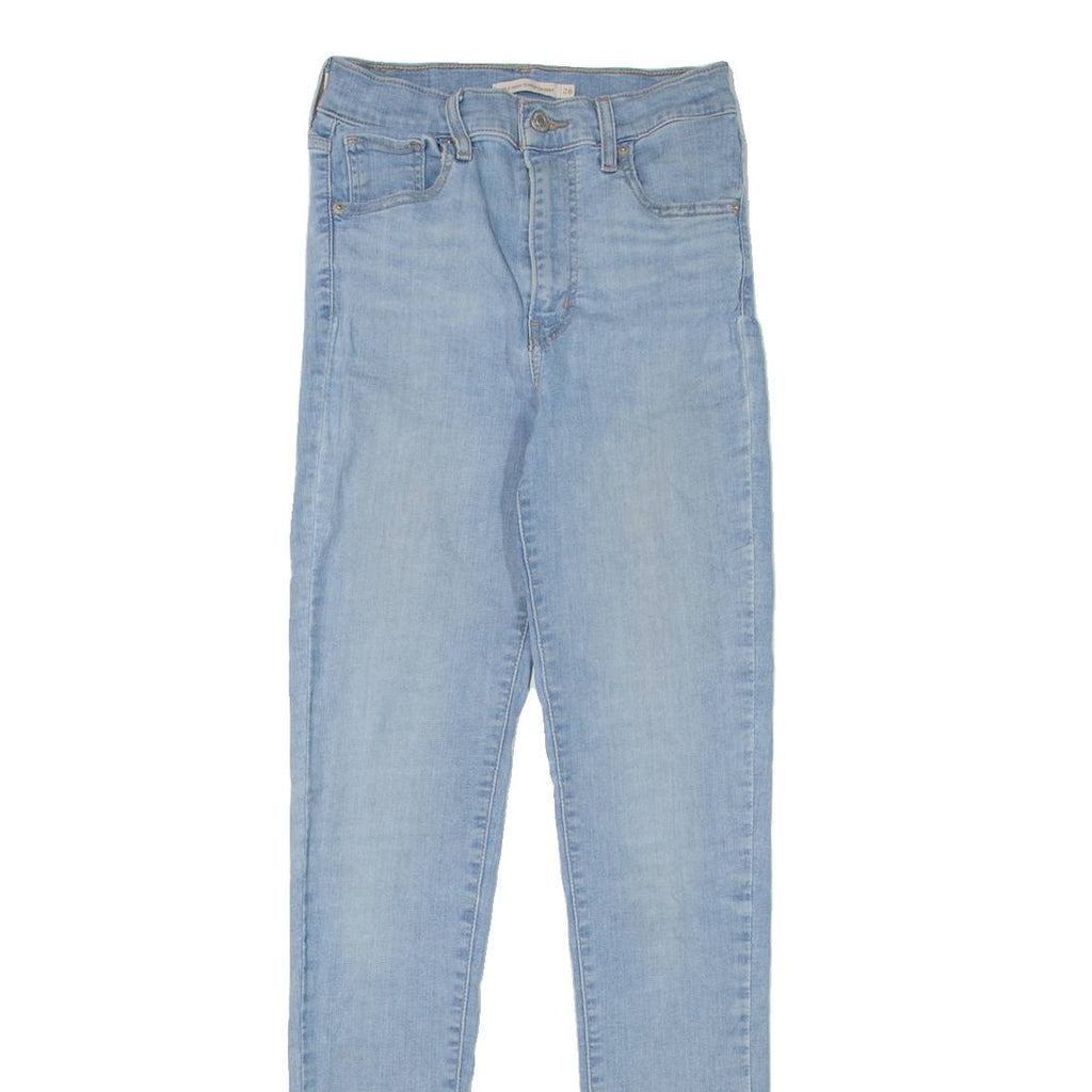LEVI'S Mile High Womens Jeans Blue Slim Skinny Stone Wash W26 L32