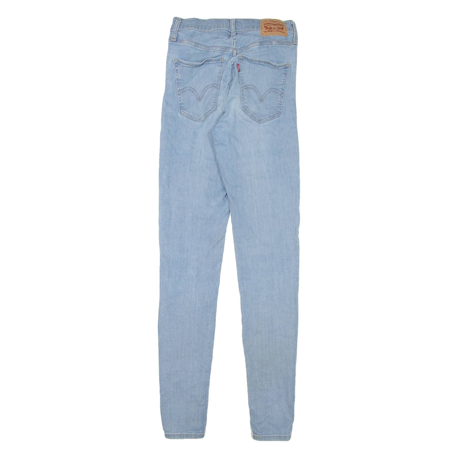 LEVI'S Mile High Womens Jeans Blue Slim Skinny Stone Wash W26 L32
