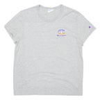 CHAMPION Womens T-Shirt Grey L