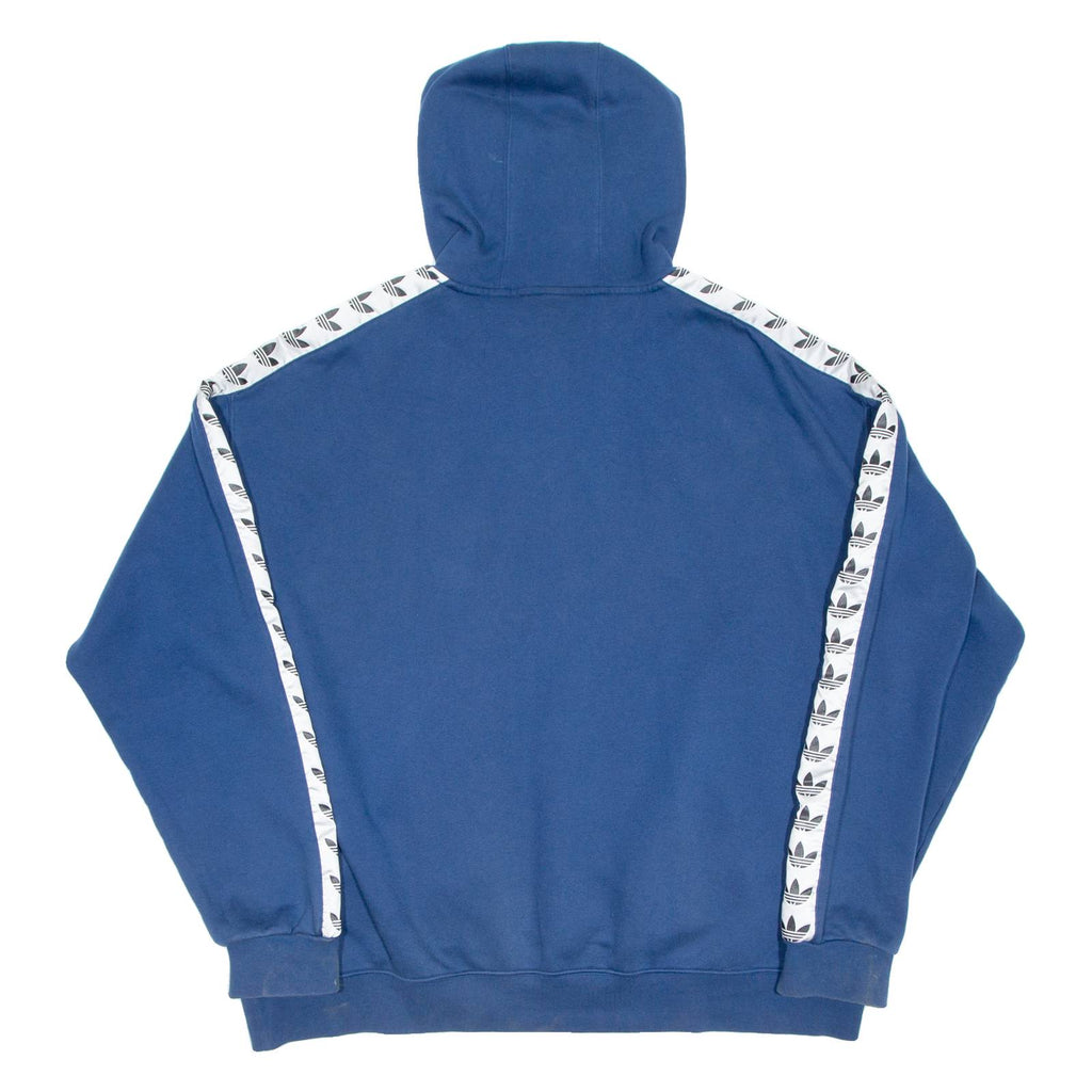 ADIDAS Womens Blue Hoodie 2XL