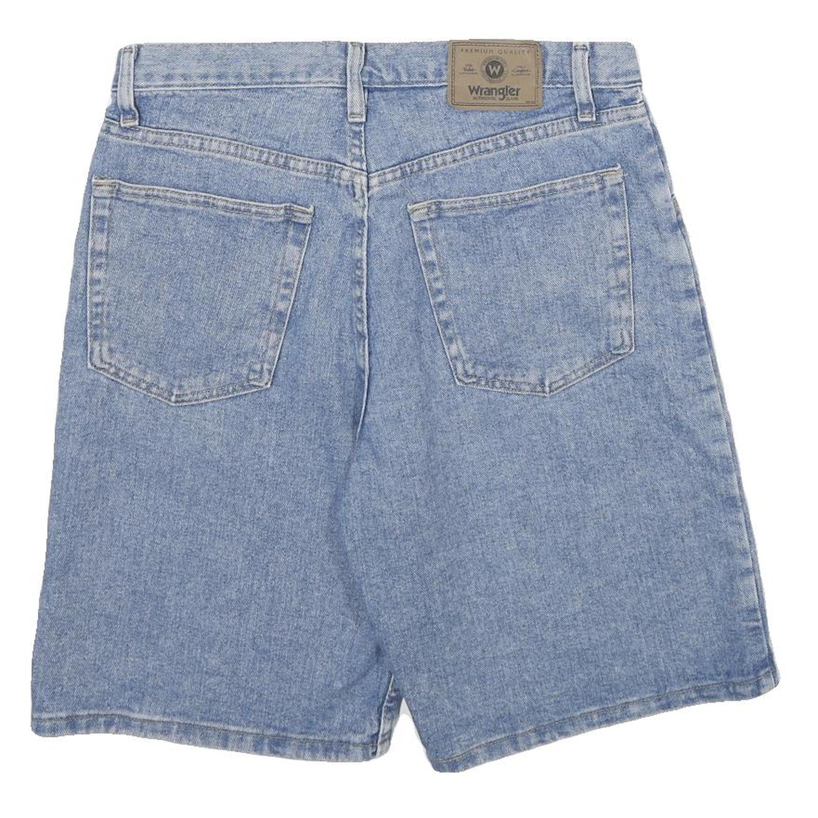 WRANGLER Mens Denim Shorts Light Blue M W32 Casual Cotton Summer