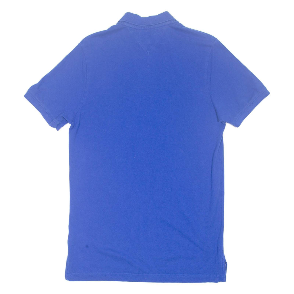 TOMMY HILFIGER Hilfiger Denim Mens Polo Shirt Blue M