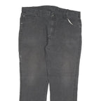 DICKIES Mens Regular Fit Straight Leg Denim Dark Jeans W40 L32 Workwear Utility