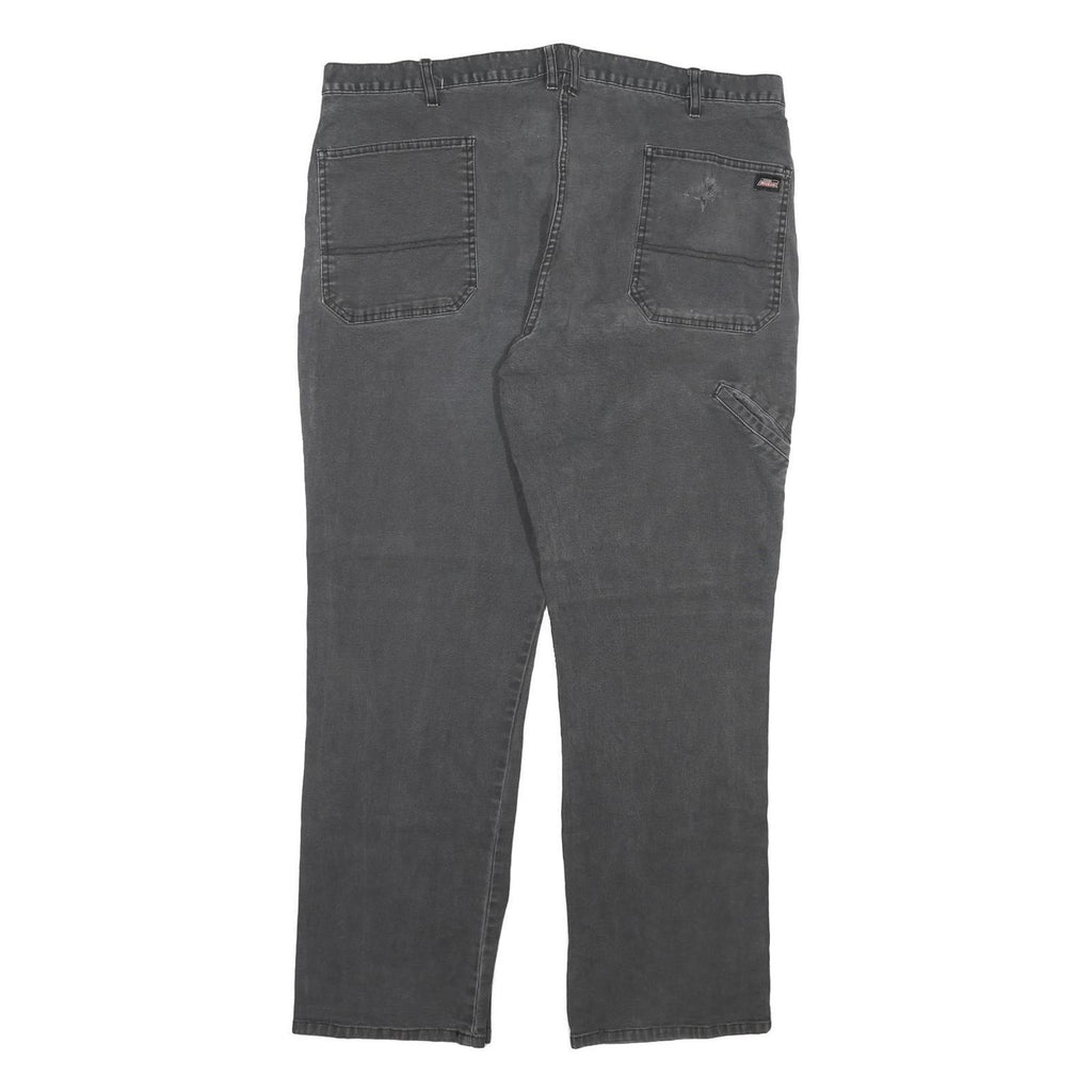 DICKIES Mens Regular Fit Straight Leg Denim Dark Jeans W40 L32 Workwear Utility